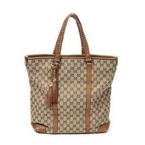 Gucci Large Marrakesh Tote Beige Tan GG Canvas